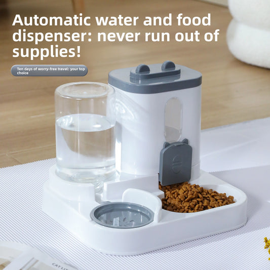 Automatic Pet Food and Water Feeder Bowl